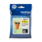 kartuša s črnilom Brother LC3217Y, 1 kos, originalna rumena