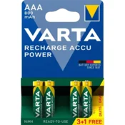 Varta 56703101494 AAA NiMH baterija 800mAh, 3+1 u blister pakiranju