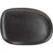 F2D plitev krožnik Ceres Black 33x23 cm