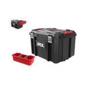 SKIL 2610S01670 Trpežen srednje velik modularni kovček za orodje, z enostavnim sistemom zaklepanja