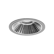 BRUMBERG Apollo Midi, brušen, okrogel, 3.500 K, srebro - Študija/pisarna - Sodobni - Aluminij