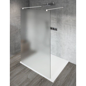 Gelco VARIO WHITE Samostoječa Tuš Pregrada, Mat Steklo, 800 mm, Gelco