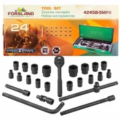 FORSLAND Kompletná 1/2 šesťhranná náradia 8-32mm 24 KS + KUFOR