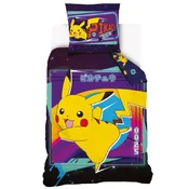 Carbotex Posteljnina iz bombaža 140x200 Pokemon Pikachu Youth