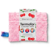 shumee Cherrypad Minky kuumavesipullo vaaleanpunainen kirsikkakivillä, luontoliuos