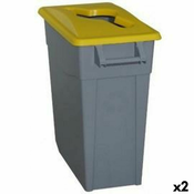 Kanta za Smece za Recikliranje Denox 65 L Rumena (2 kom.)