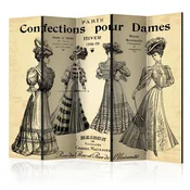 artgeist Paravan Confections Pour Dames I, 5-Delni, Dvostranski
