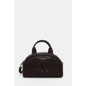 Calvin Klein Ročna torba Bold Ck Dome Crossbody LV04F3895G Bordo rdeča