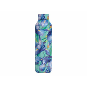 QUOKKA Quokka Solid, Steklenica iz nerjavečega jekla / termos Blue Irises, 630ml, 12082