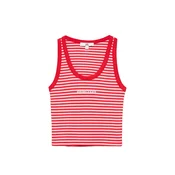Pull&Bear Top PACIFIC rosé / rdeča / bela