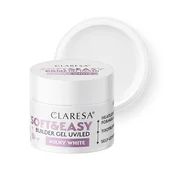 Claresa Soft&Easy gradilni gel UV/LED - mlečno bela 90 g