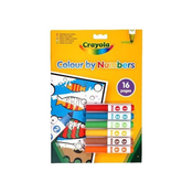 Crayola: Barvanka s številkami in pralnimi markerji