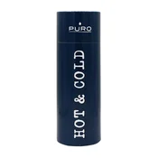 Steklenica Puro HOT&COLD termo, nerjaveče jeklo, 500 ml, temno modra sijaj