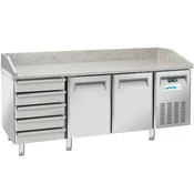 Hladilna miza za pico, Arktic, 362 L, srebrna, 230 V/210 W, 2025x800x(V)1040 mm