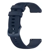Univerzalen silikonski pas Techsuit W006 20mm za pametne ure - moder