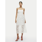 Vila Cocktail obleka Leonora 14104320 Bela Loose Fit