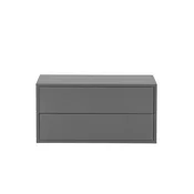 Stenska omarica Boxie z 2 predaloma 40x80x37 cm antracit