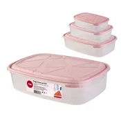 Plasticna posuda Frigo Linea set 3/1, Roze