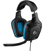 LOGITECH gaming slušalice G432, crne-plave