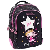 Ranac za školu MUST Glow in the Dark Star Love 74553
