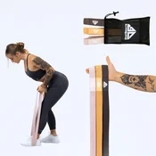 shumee Trakovi za vadbo iz blaga - Caramel Coffee Power Band