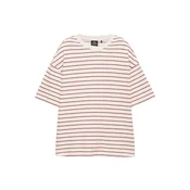 Pull&Bear Majica burgund/bela