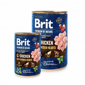 Brit Premium by Nature Adult Chicken with Hearts 24x800 g
