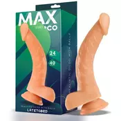 Max & Co Kurt Realistic Dildo with Testicles 9,4 24cm Flesh