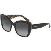DOLCE & GABBANA Ženske naocare za sunce 0DG4348 32158G 54, Crne