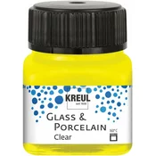 Kreul Clear Steklena barva 20 ml Yellow