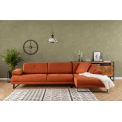 Atelier del Sofa Ugaona garnitura Mustang Narandžasta