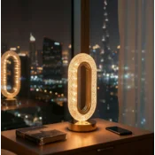 Bewello stolna lampa - zlatna, punjiva, USB (12504)