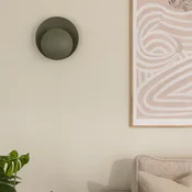 Globen Lighting stenska svetilka ORBIT, zelena, kovina, O 30 cm - Dnevna soba/jedilnica - Sodobni - mahovno zeleno