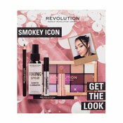 Makeup Revolution Get The Look Smokey Icon poklon set (za savršeni izgled)