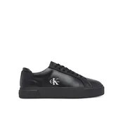 Calvin Klein Superge Basket Cupsole Laceup Lth Ml YM0YM01460 Črna
