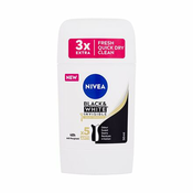 Nivea Black & White Invisible Silky Smooth 48h antiperspirant u stiku 50 ml za žene