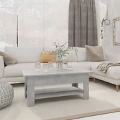 Stolic za kavu boja betona 102x55x42 cm konstruirano drvo
