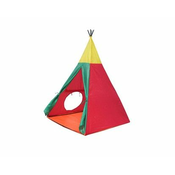 JOY PARK Otroški šotor INDIAN I, rdeče-rumeno-zelena