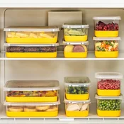 Hermia Set organizera za frižider, 12 komada, Žuti
