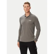 EA7 Emporio Armani Polo majica 8NPF15 PJVQZ U8085 Siva Regular Fit