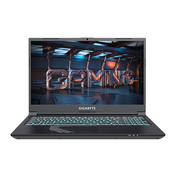 Gigabyte G5 KF5-53ES354SD prijenosno računalo Intel® Core™ i5 i5-13500H 39,6 cm (15.6) Full HD 16 GB LPDDR5-SDRAM 1 TB SSD NVIDIA GeForce RTX 4060 Wi-Fi 6E (802.11ax) Crno