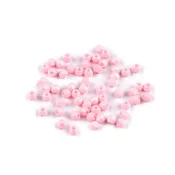 Rezani stekleni biseri O4 mm - roza (5 g)