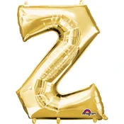 Amscan Balon iz folije Mini - črka Z 33 cm zlato