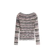 Desigual Pulover kremna / siva / antracit / staro roza