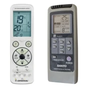 General SANYO RLE-6H0, RL-8F0, SAC-88S - luxurious backlit remote control