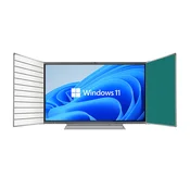 EliteTouch 75 WINGS / FIX;AiO EliteTouch TV 5gen 75 s uchytením na stenu a krídlami/W11 PRO, Android OS