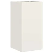 Vidaxl Sadilnik Bela 40x40x80 cm Hladno valjano jeklo