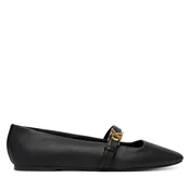 Balerinke Calvin Klein Squared Ballerina Mj Lth Mg Hdw HW0HW03430 Črna