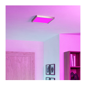 Eglo 901384 -LED RGBW zatemnjivo kopalniško stropno svetilo FUEVA-Z LED/13,5W/230V 29,5cm IP44 krom