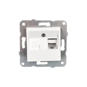 Panasonic Računalniška vtičnica Karre 1xRJ45 kat. 6, barva bela/90963678